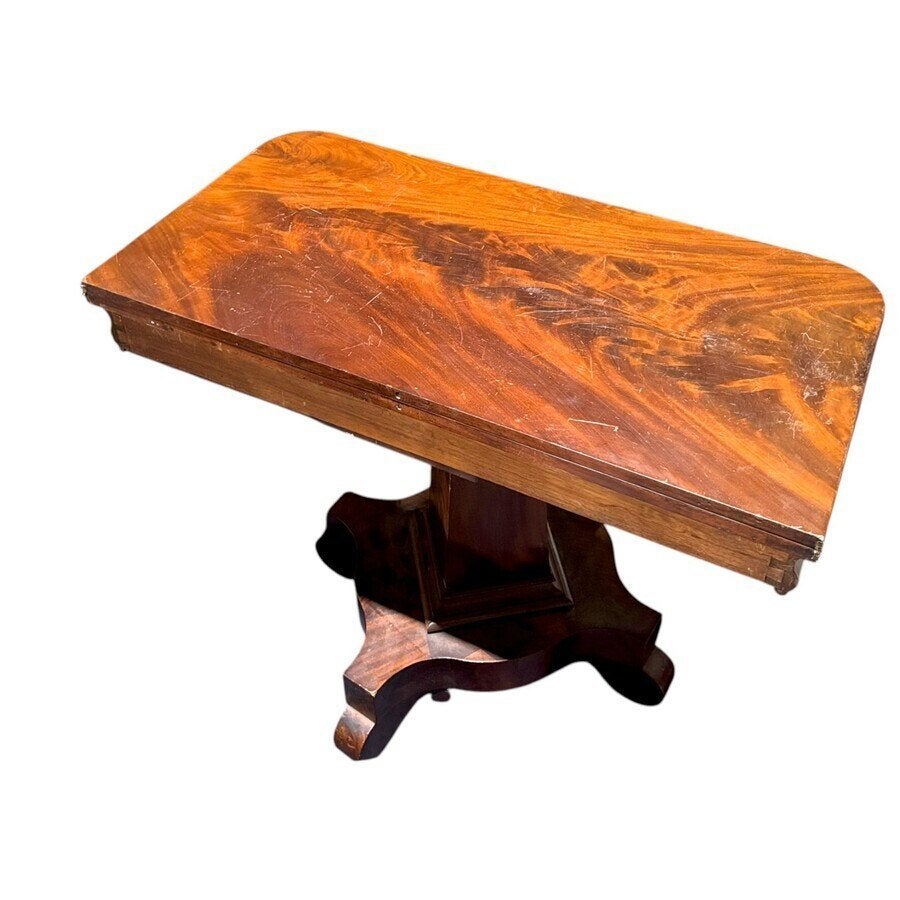Mahonie klaptafel, 19e eeuw, Ophalen of Verzenden