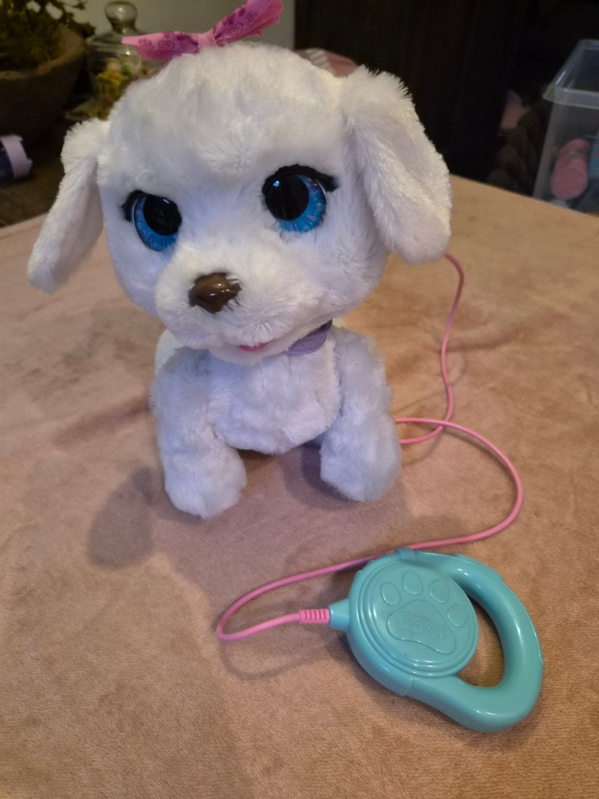 FurReal Friends GoGo My Walkin' Pup interactieve hond, Kinderen en Baby's, Overige merken, Met kleding of accessoire, Zo goed als nieuw