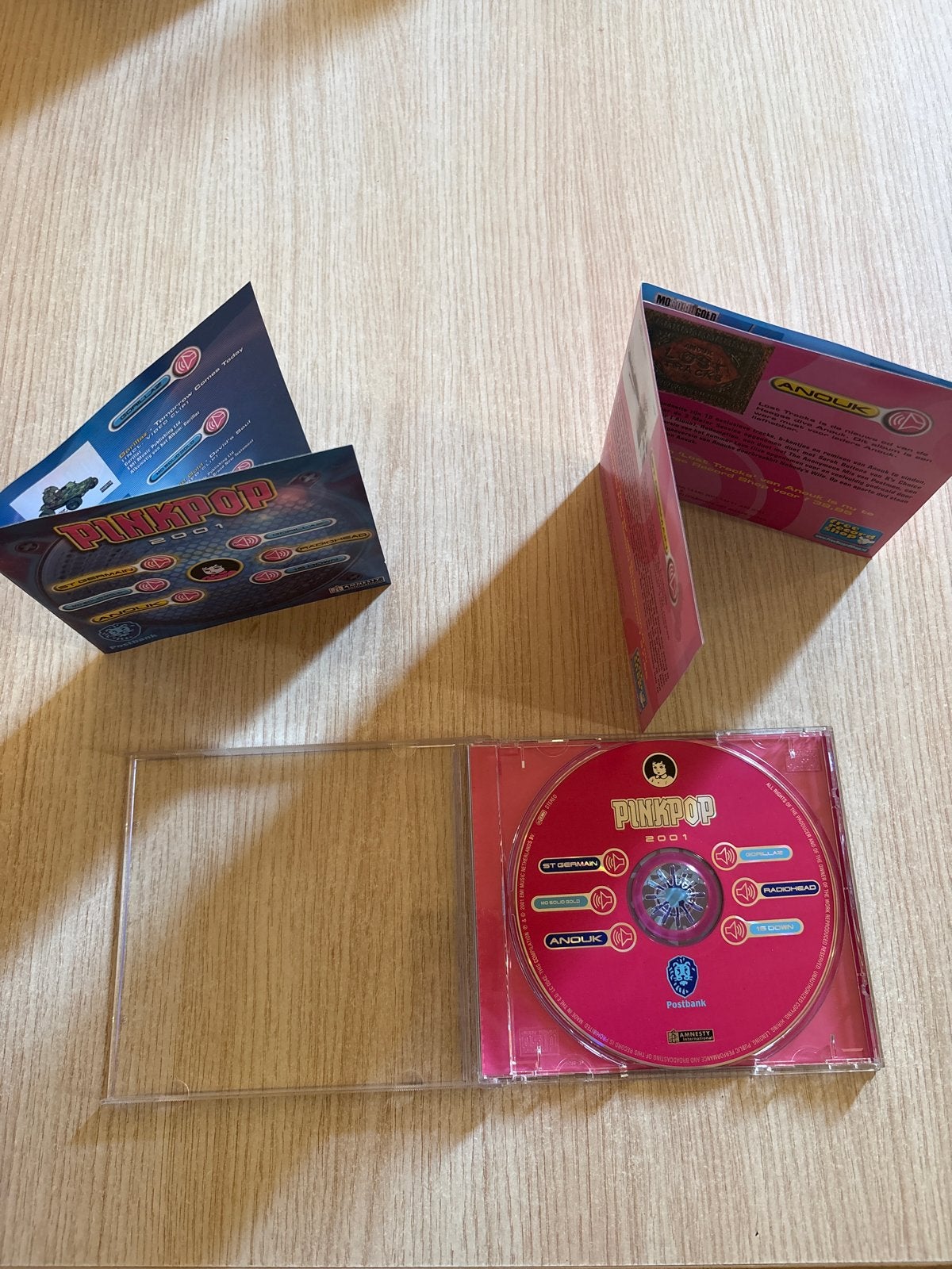 Pinkpop 2001 CD - Anouk, Radiohead, Gorillaz, Gebruikt, Pop, Ophalen of Verzenden, Verzamelalbum