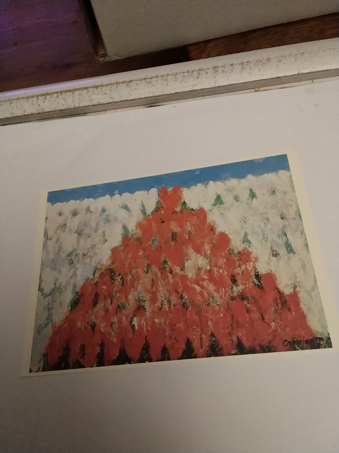 Jan Cremer - Tulpen 1992-02 (Olieverf op doek), Ophalen of Verzenden, 1980 tot heden, Gelopen, Natuur