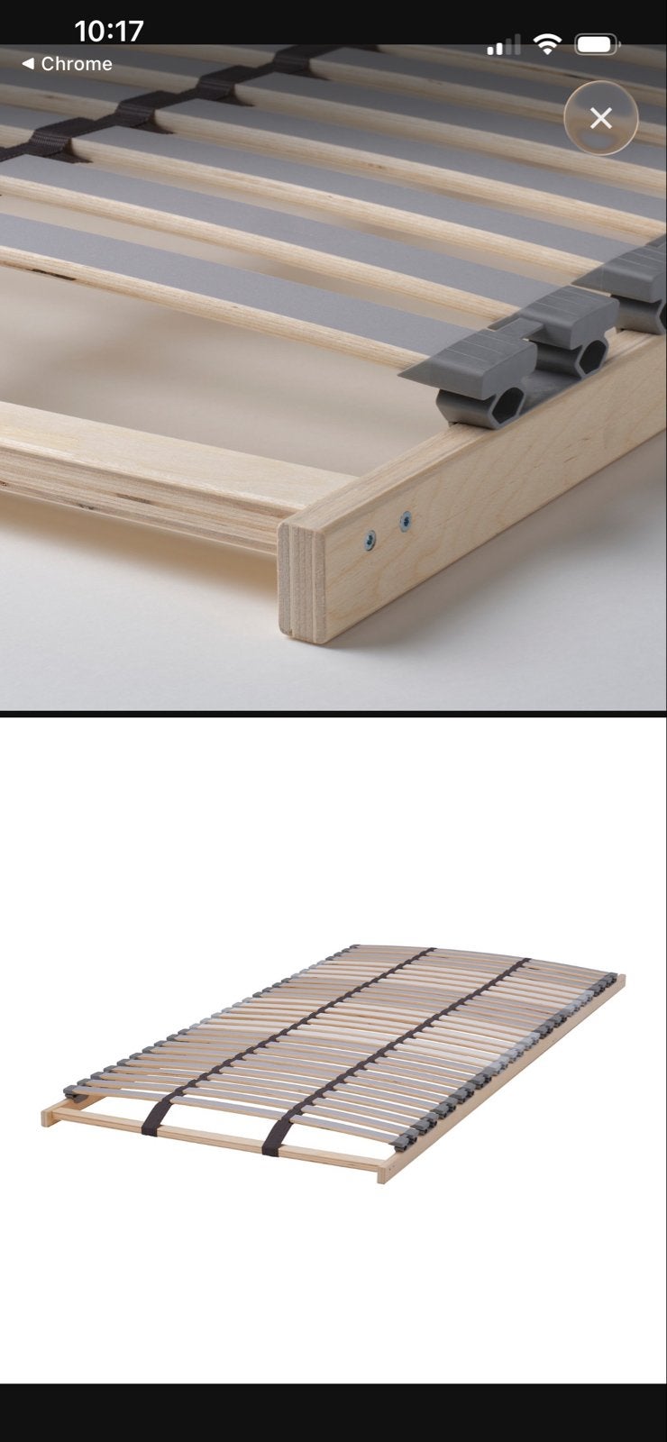 Lattenbodem Lönset - als nieuw, Ophalen, Zo goed als nieuw, Eenpersoons, 90 cm