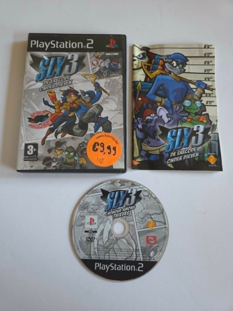 Playstation 2 (PS2) - Sly 3 De Erecode Onder Dieven - 10563, 1 speler, Ophalen of Verzenden, Zo goed als nieuw, Vanaf 3 jaar