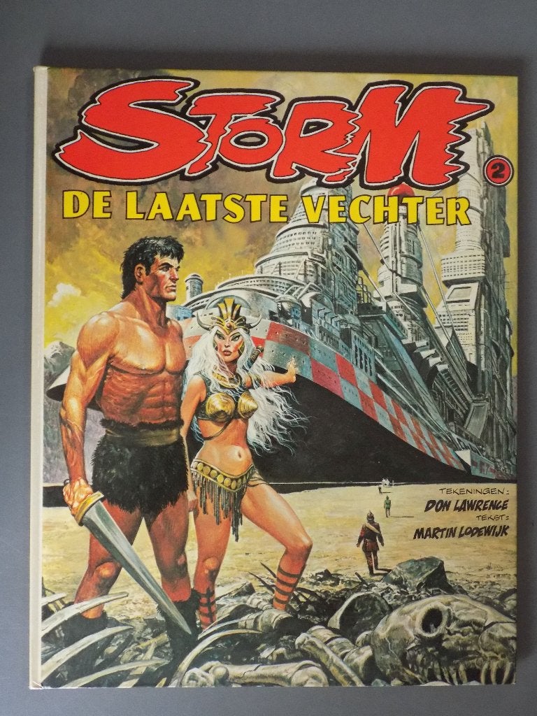 Storm - 02_HC_De laatste vechter [1e druk], Boeken, Eén stripboek, Ophalen of Verzenden, Gelezen, Don Lawrence