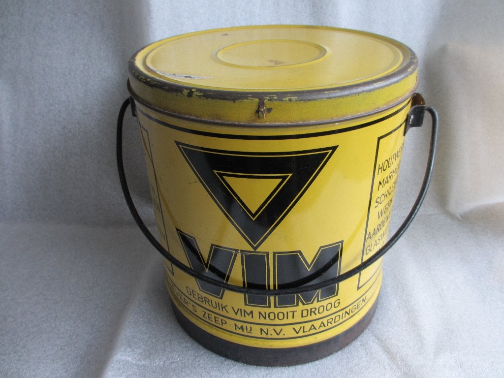 Groot Vintage Hengselblik VIM, Ophalen of Verzenden, Gebruikt, Overige, Overige merken
