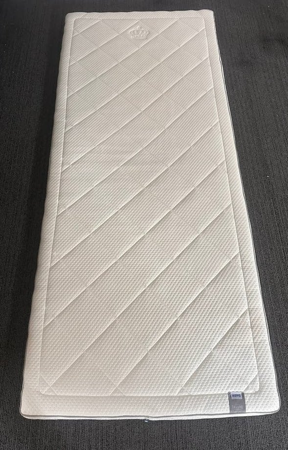 Auping topper Deluxe 90x210 nu voor slechts €375, 90 cm, Eenpersoons, 210 cm, Nieuw