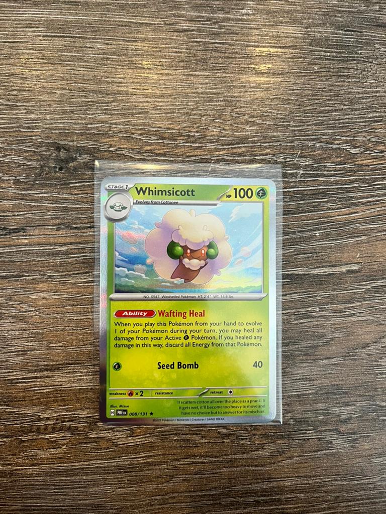 Whimsicott PRE 008/131 holo, Ophalen of Verzenden, Zo goed als nieuw