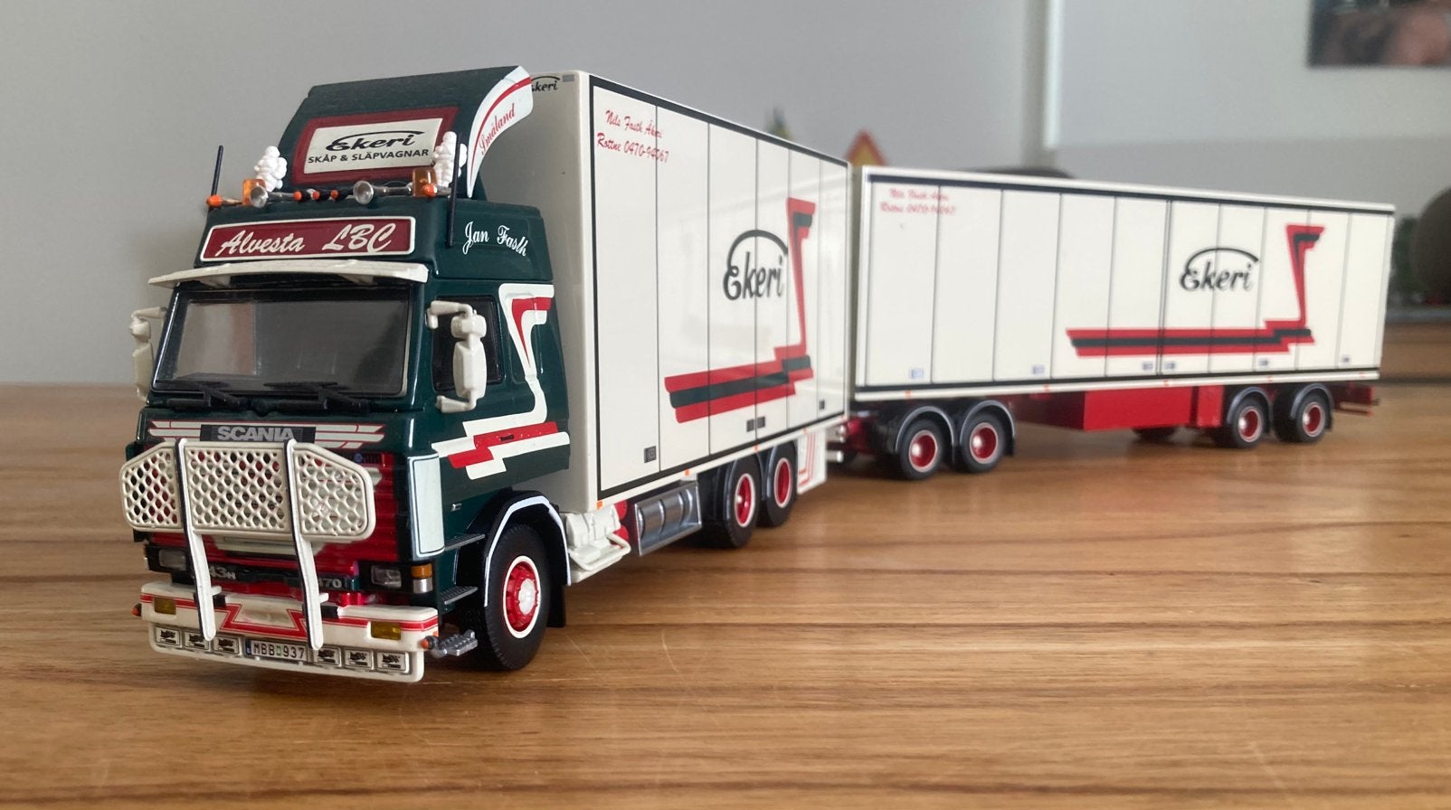3x Tekno Scania Fasth en Rüttners, Ophalen, Zo goed als nieuw, Bus of Vrachtwagen, Tekno