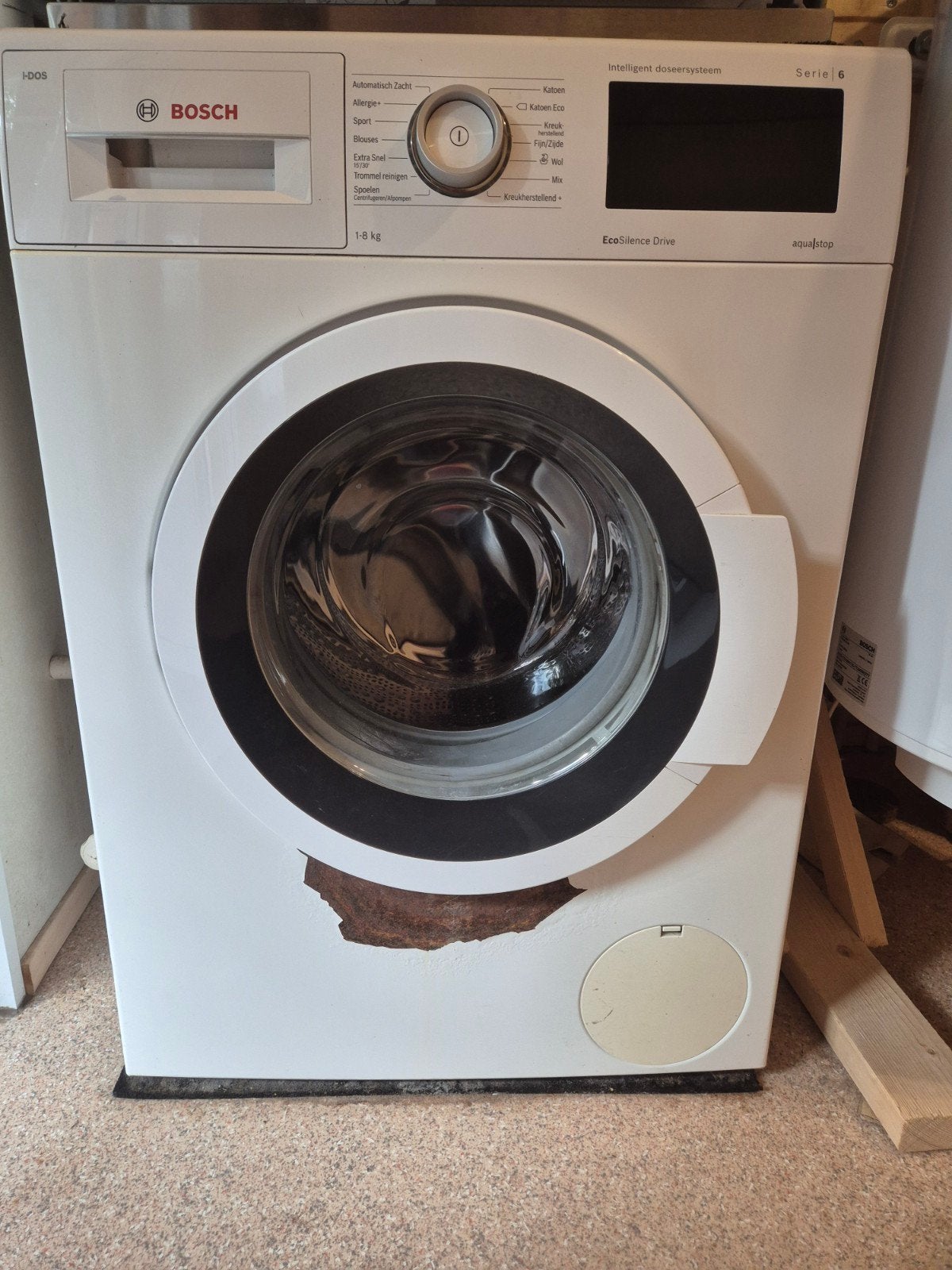 Bosch Wasmachine, Ophalen, 1200 tot 1600 toeren, 8 tot 10 kg, Voorlader