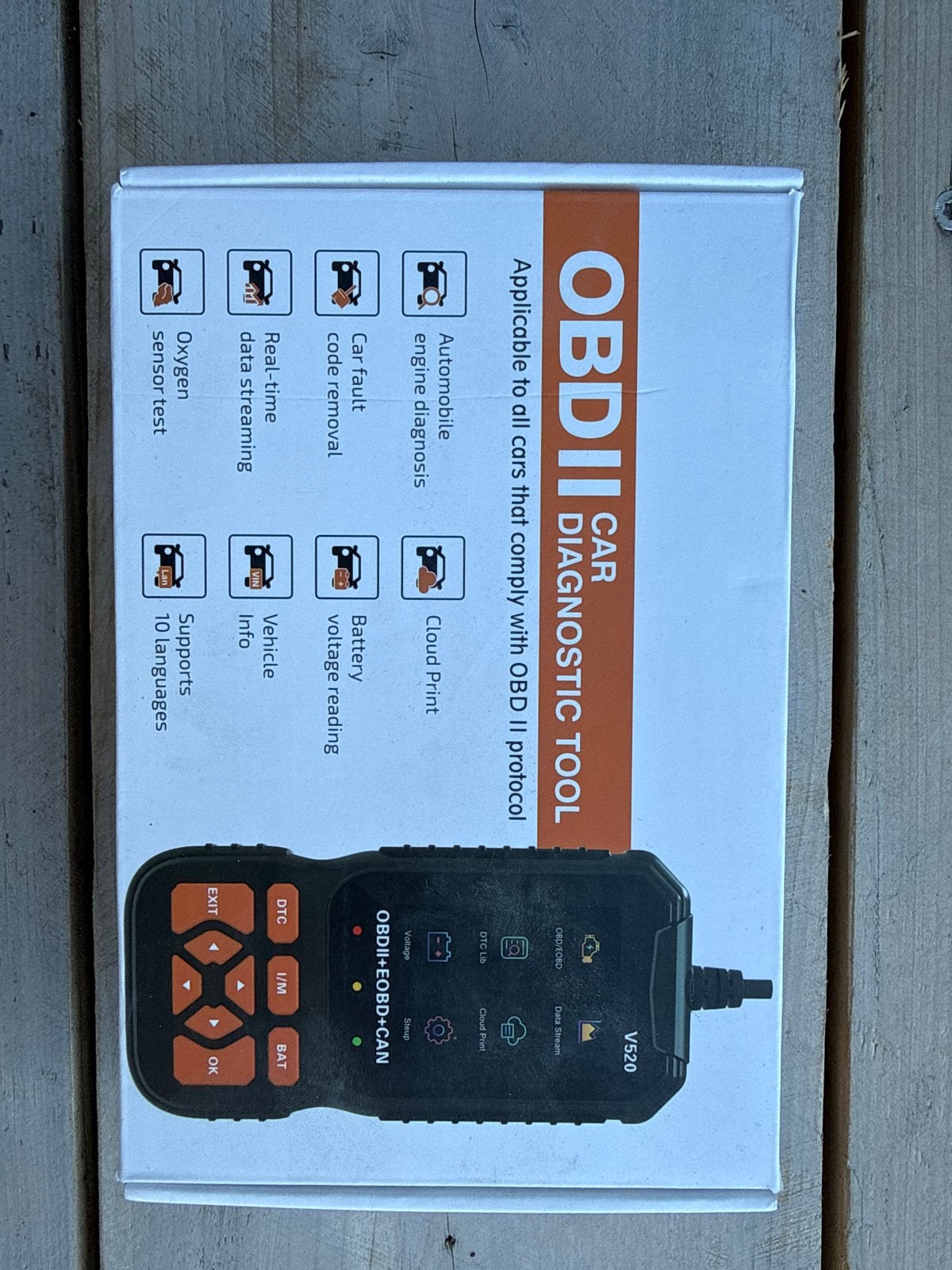 OBDII Auto Diagnostische Tool - V520 Foutcode Lezer, Ophalen of Verzenden, Nieuw
