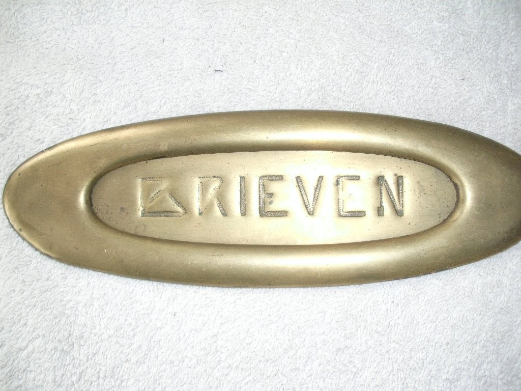 brievenbus  koperen -  rond en vierkant, Tuin en Terras, Brievenbussen, Ophalen, Zo goed als nieuw, Overige materialen, Brievenbusklep