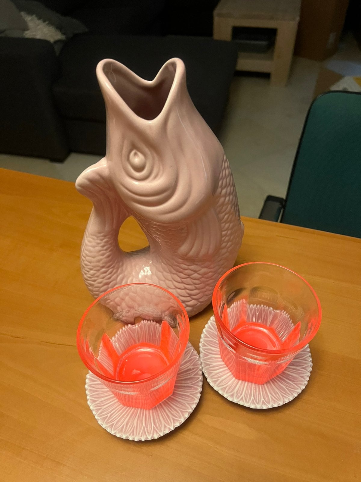 Waterkan, Glas of Glazen, Nieuw, Ophalen of Verzenden, Glas