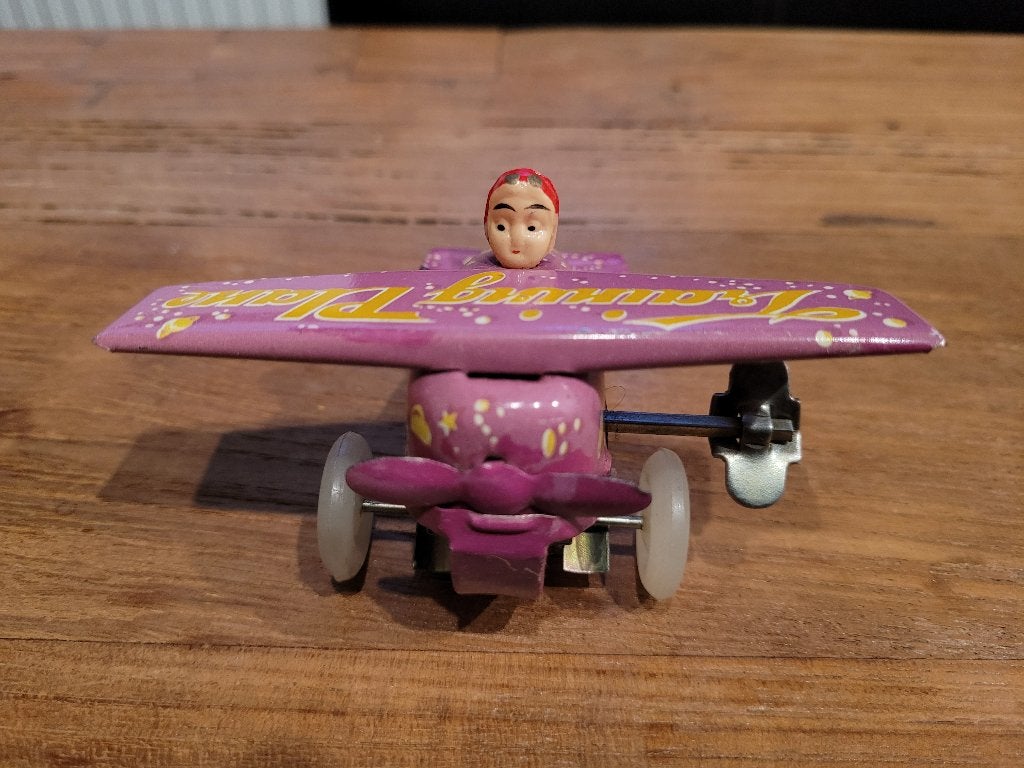 oud blikken sport vliegtuig, Ophalen of Verzenden, Zo goed als nieuw