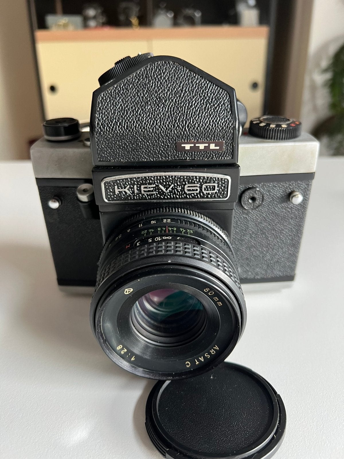 Kiev 60, Compact, Ophalen of Verzenden, Kiev, Niet werkend