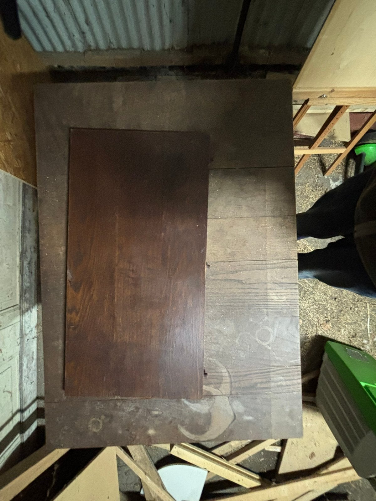 Eettafel antiek eiken, Huis en Inrichting, Ophalen, 100 tot 150 cm, Eikenhout, 50 tot 100 cm