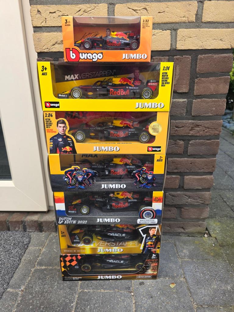 Max Verstappen Red Bull Racing F1 modelauto's - Jumbo, Overige merken, Auto, Groter dan 1:32, Nieuw