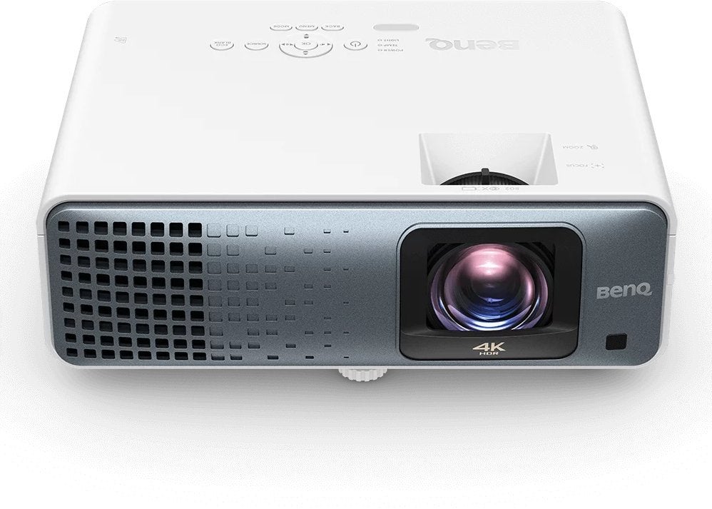 benq 710 sti met 120 Esmart Elektrisch Projectiescherm, Ophalen, Zo goed als nieuw, Ultra HD (4K)