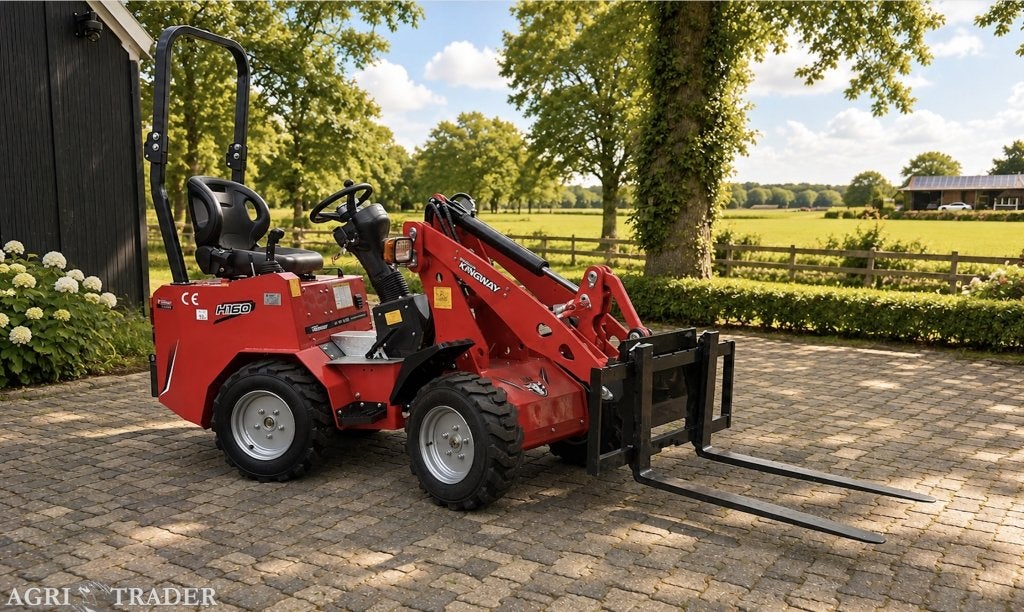 KINGWAY H160 Wiellader SHOVEL – NIEUW | Kubota motor, Ophalen of Verzenden, Neerkant, KINGWAY, Wiellader of Shovel