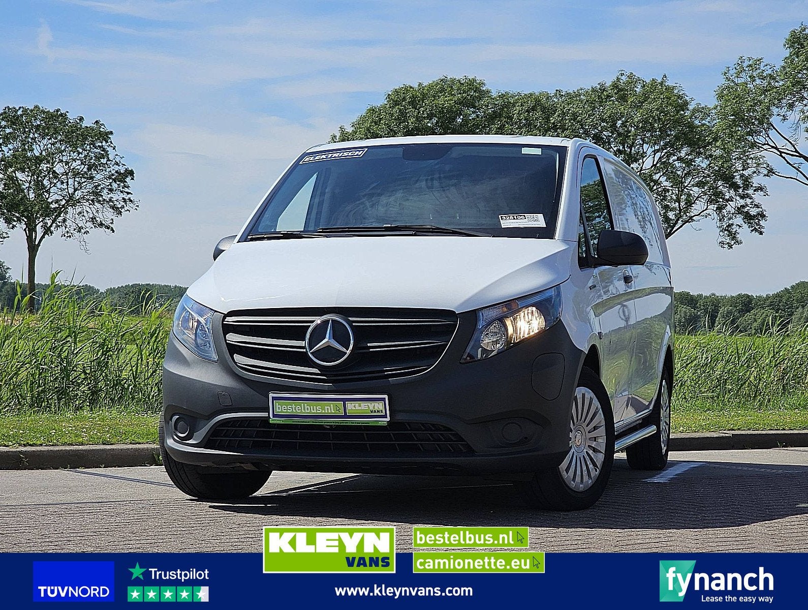 MERCEDES-BENZ EVITO 66kwh wltp 292 kms, Auto's, Gebruikt, 2255 kg, 116 pk, Wit