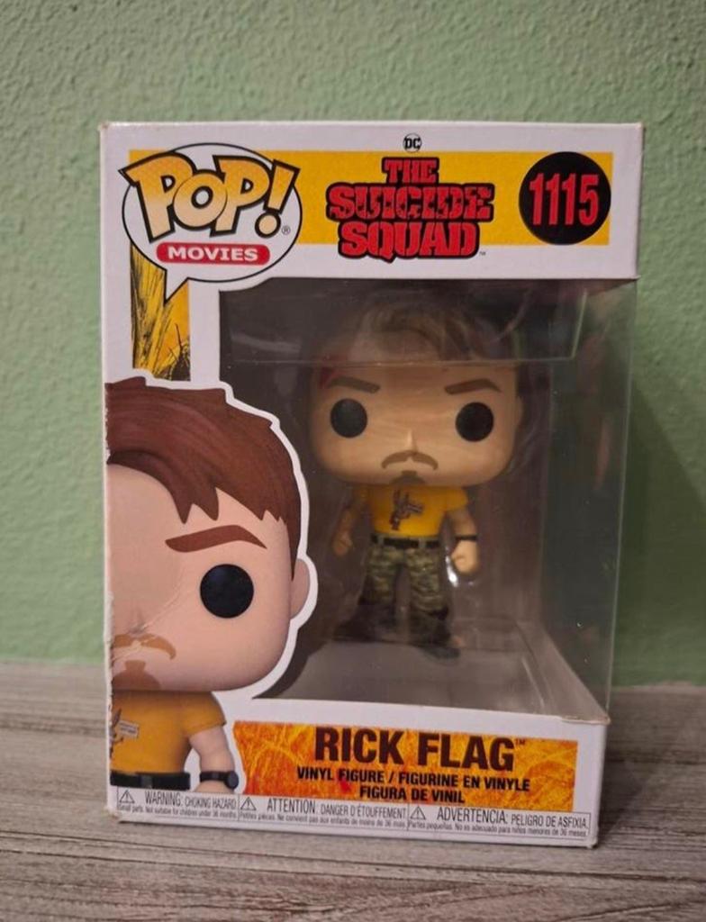 Funko Pop! - The Suicide Squad - Rick Flag - 1115, Ophalen of Verzenden, Gebruikt