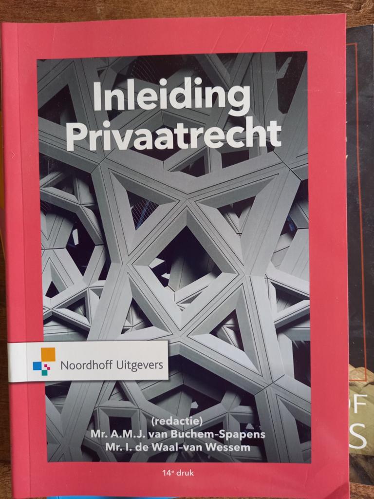 Inleiding Privaatrecht - 14e druk, Gelezen, HBO, Ophalen of Verzenden, Gamma