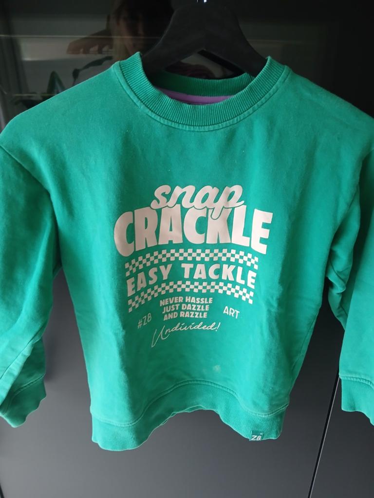 Z8 jongens sweater 128-134, Ophalen of Verzenden, Zo goed als nieuw, Jongen, Trui of Vest