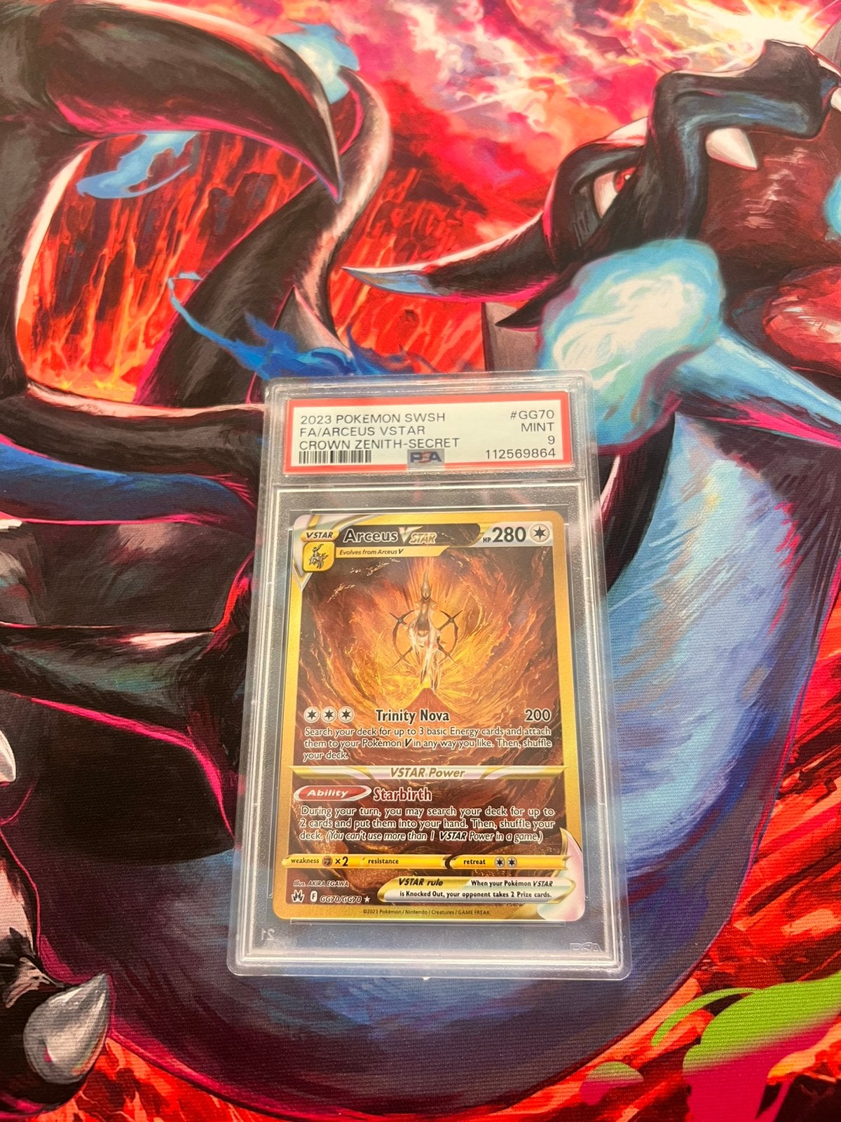 Arceus VSTAR (CRZ GG70), Ophalen of Verzenden, Zo goed als nieuw