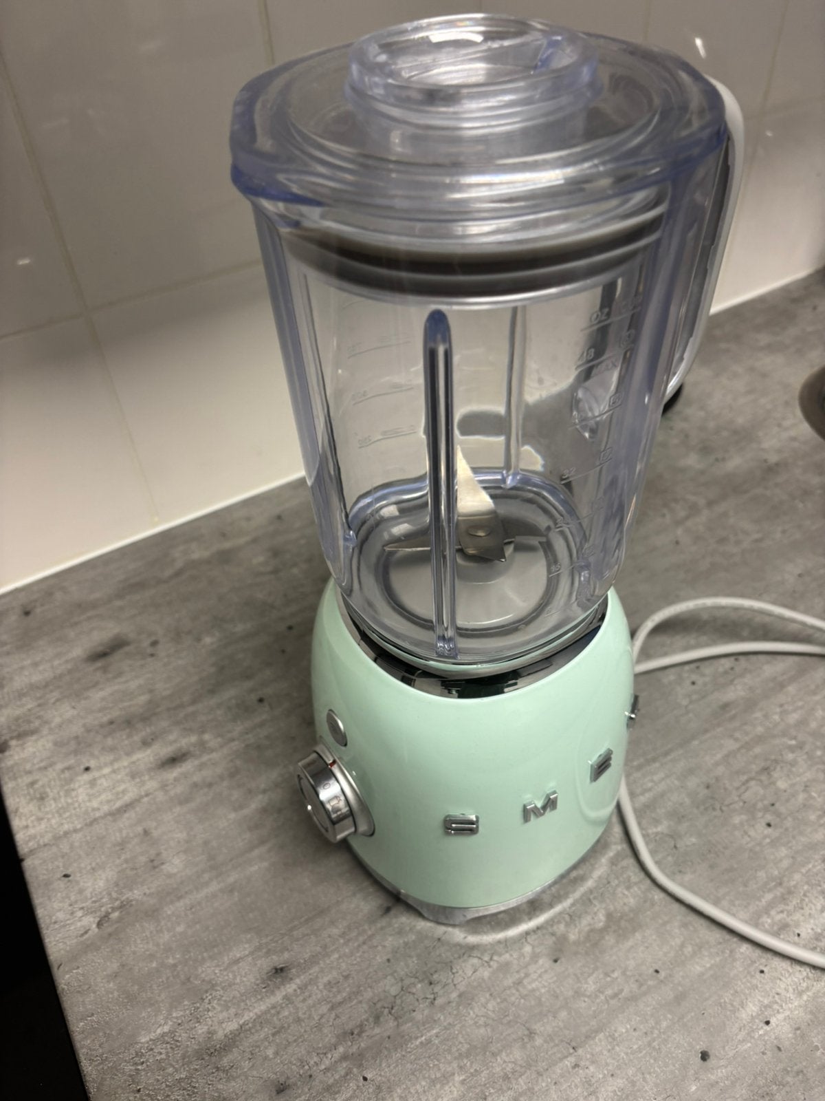 Smeg Blender Pastelgroen BLF03PGEU, Witgoed en Apparatuur, Blenders, Verzenden, Zo goed als nieuw, Blender