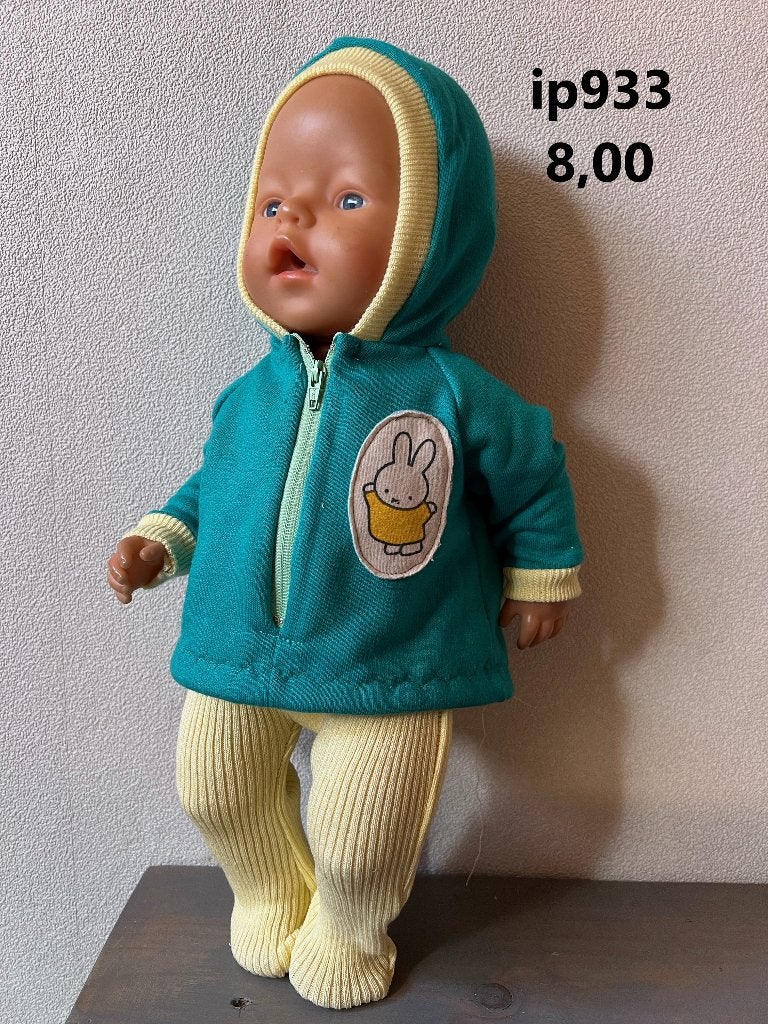 Poppenkleertjes baby born. Set. Opbrengst KiKa., Ophalen of Verzenden, Nieuw, Babypop