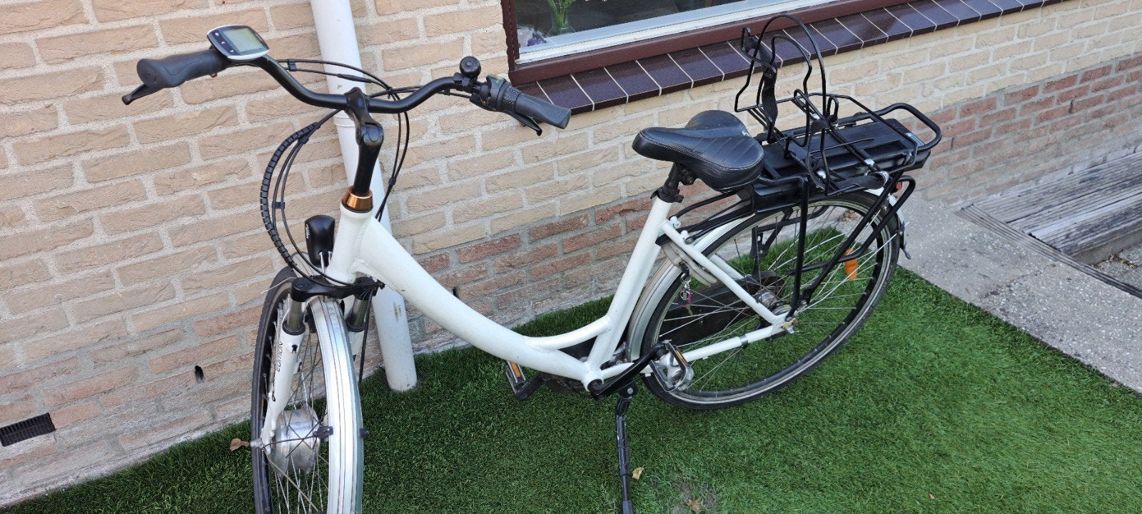 28 inch elektrische fiets, Ophalen, Gebruikt, Minder dan 30 km per accu, Overige merken