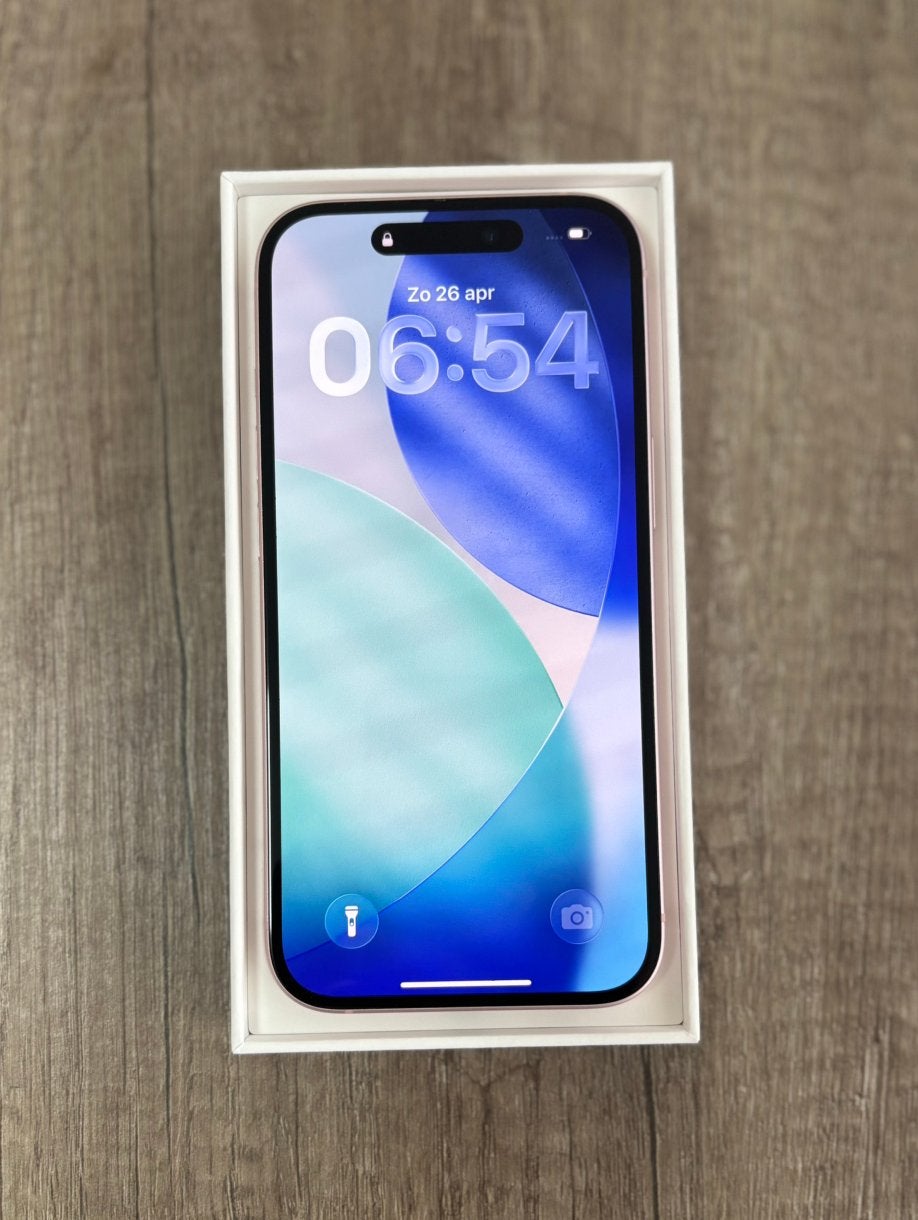 iPhone 15 256GB Roze – ALS NIEUW!
