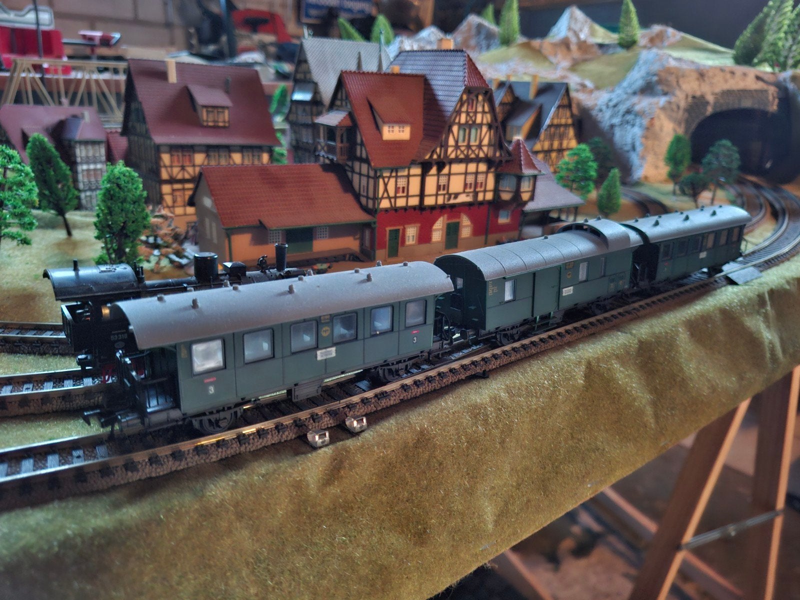 model treinbaan Fleischmann, Hobby en Vrije tijd, Ophalen, Gebruikt, Gelijkstroom, Fleischmann