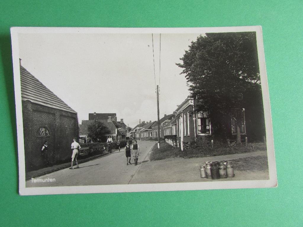 Termunten - Dorpsgezicht 1941, Verzamelen, Ophalen of Verzenden, 1940 tot 1960, Ongelopen, Groningen