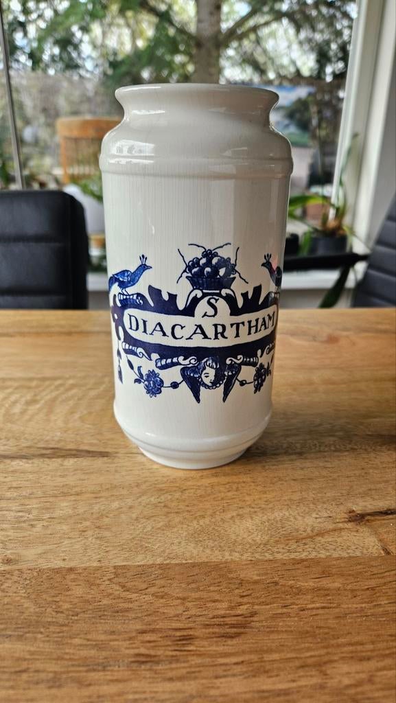 "Antieke" Delfts blauwe apothekerspot 'Diacartham', Ophalen of Verzenden