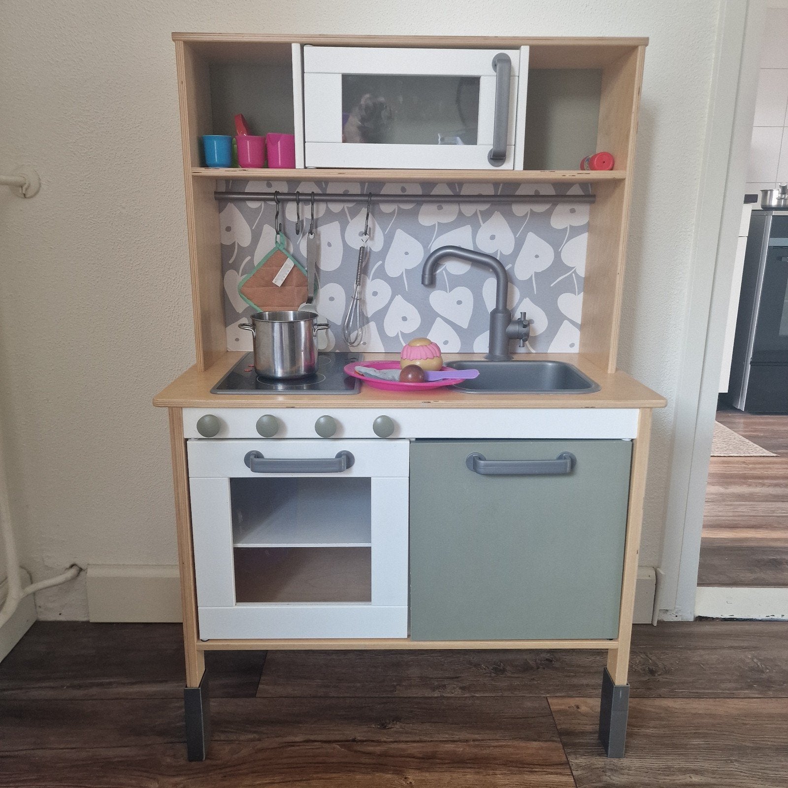 IKEA Speelkeuken met veel accessoires, Ophalen, Gebruikt, Hout, Speelkeuken