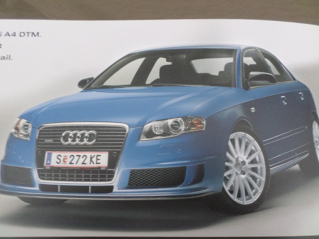 Audi A4 DTM Brochure, Ophalen of Verzenden, Zo goed als nieuw, Audi