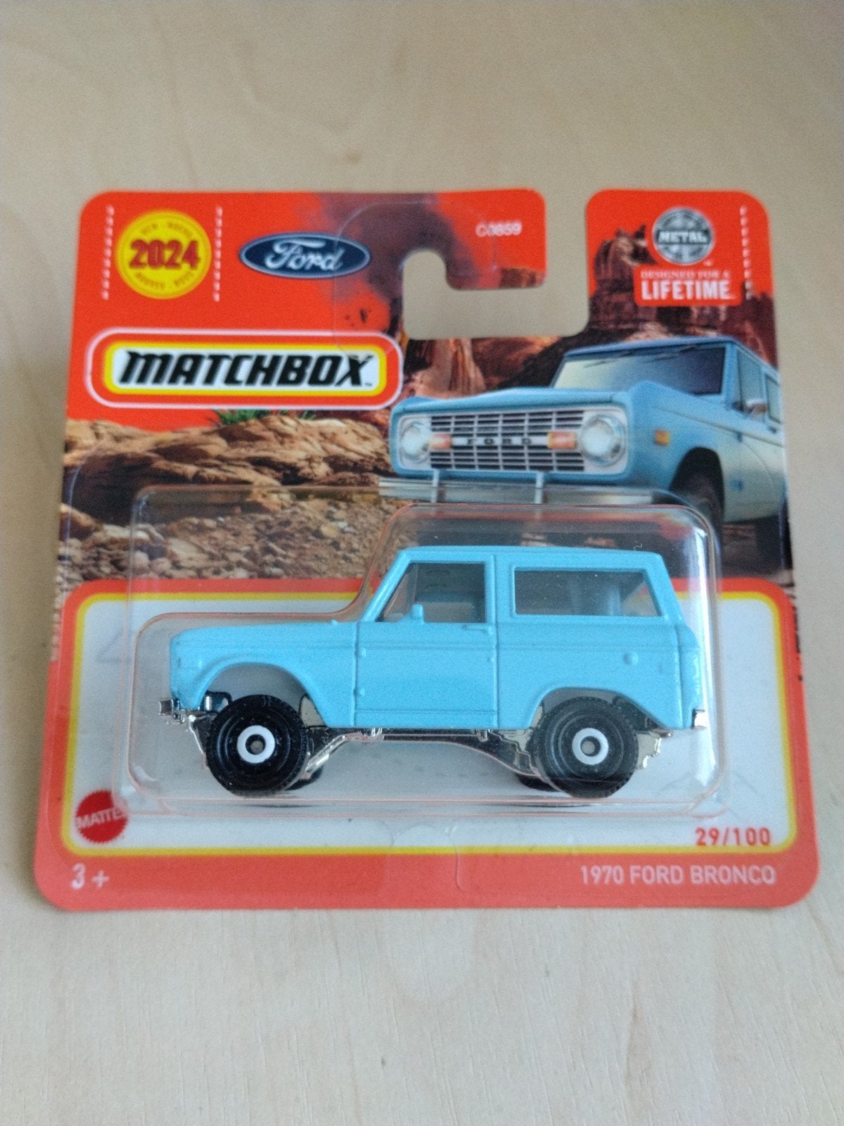 Matchbox 1970 Ford bronco, Ophalen of Verzenden, Nieuw, Auto