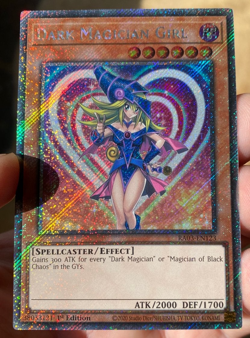 Yu-Gi-Oh! Alternate Dark Magician Girl RA03 1st Ed Promo !, Hobby en Vrije tijd, Verzamelkaartspellen | Yu-gi-Oh!, Ophalen of Verzenden