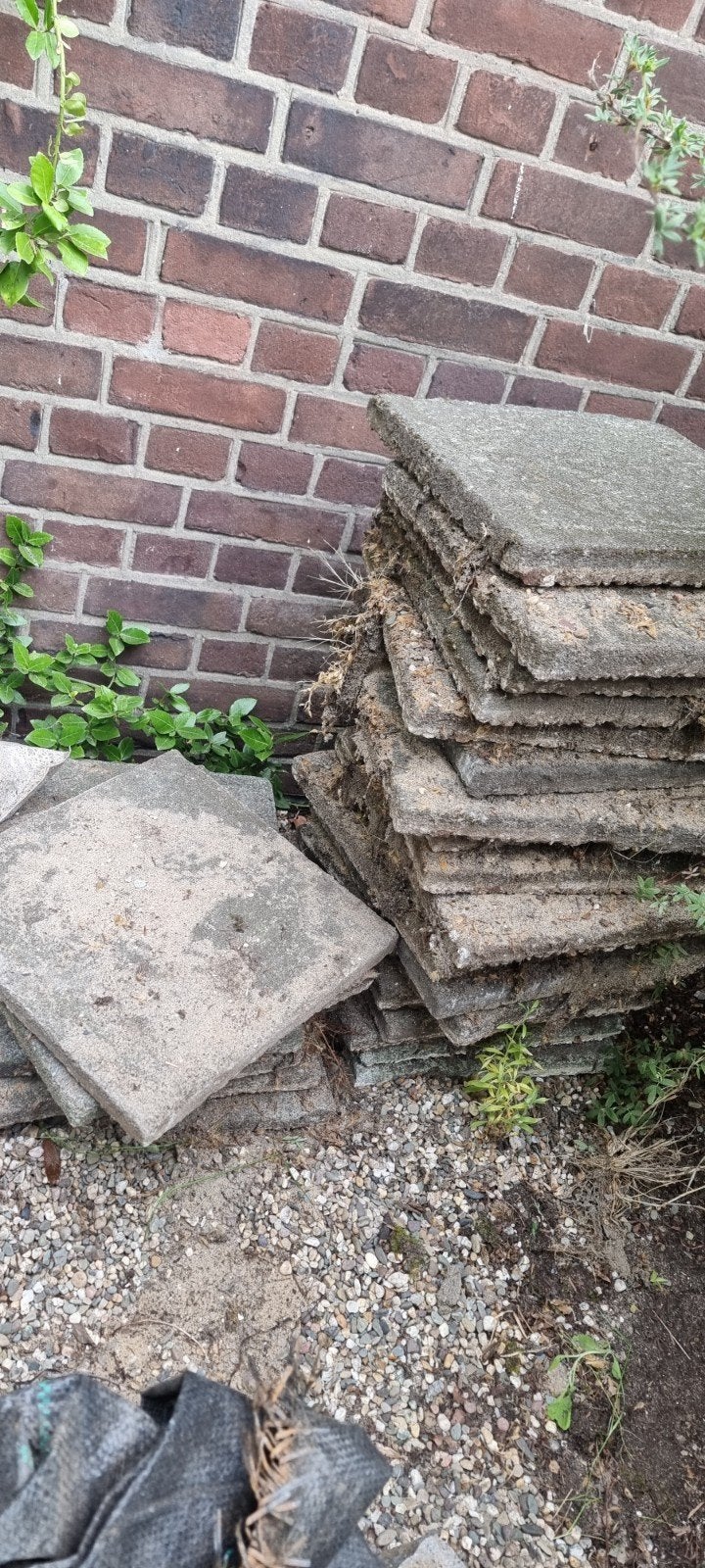 Stoeptegels tegels, Tuin en Terras, Ophalen