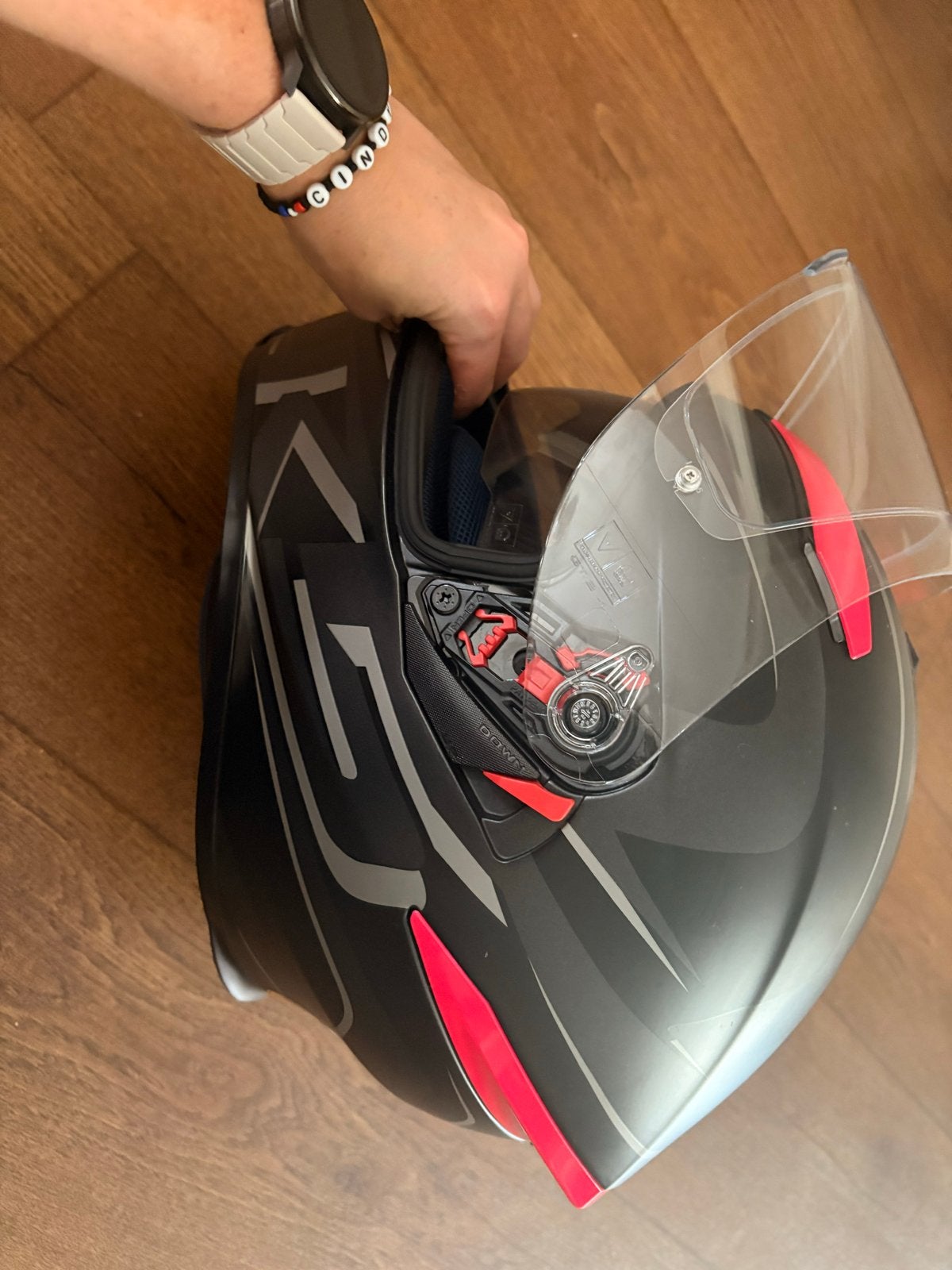AGV motorhelm maat S, Motoren, Kleding | Motorhelmen, Ophalen, Tweedehands, Integraalhelm, AGV