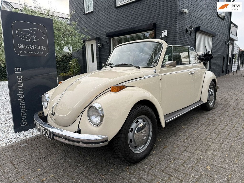 Volkswagen Kever Cabriolet 1974 Automaat! in nette staat!, Auto's, Volkswagen, Automaat, Gebruikt, Beetle (Kever), 4 cilinders