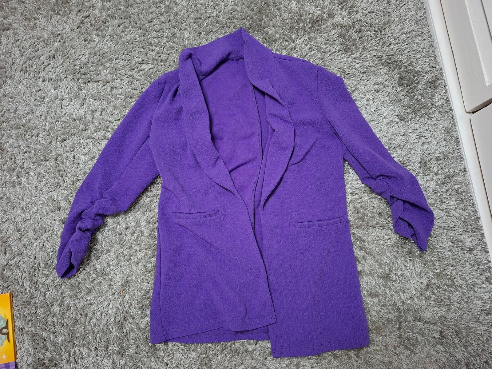 Paarse blazer, maat s, Verzenden, Paars, Zo goed als nieuw, Jasje