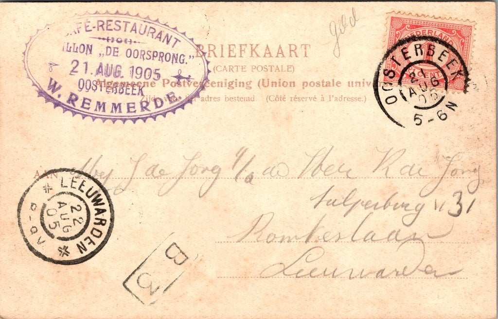 Doorwerth - 10 antieke ansichtkaarten, Verzenden, Voor 1920, Gelopen, Gelderland
