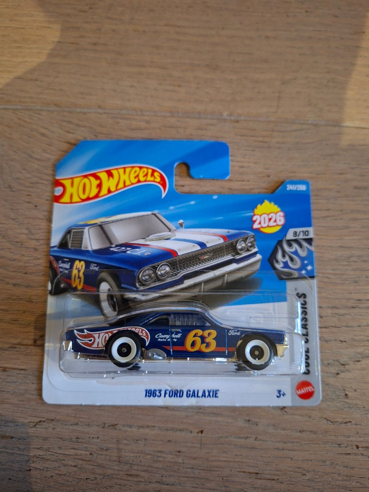 Hot Wheels 1963 Ford Galaxie - Cool Classics 2026, Ophalen of Verzenden, Nieuw