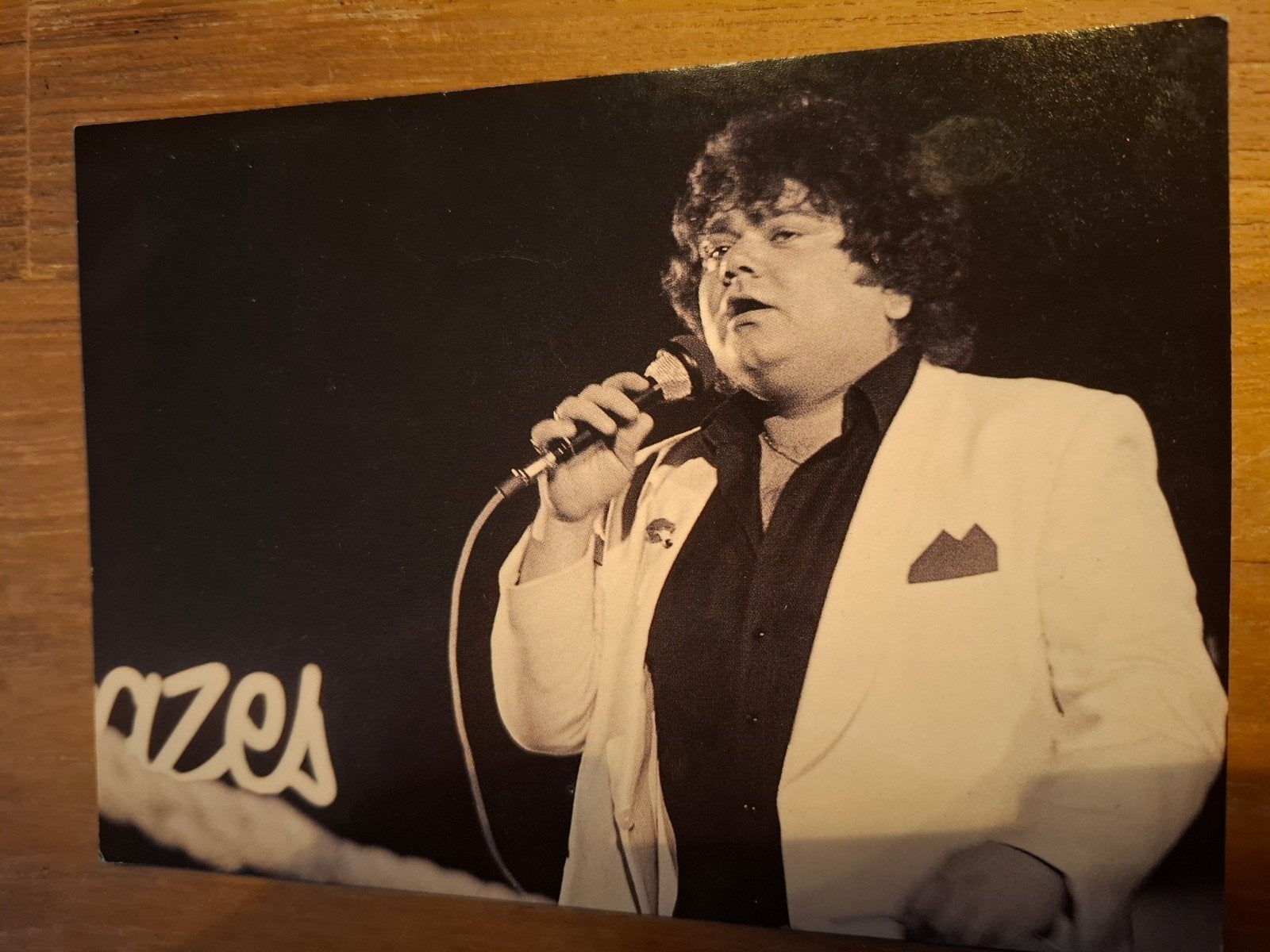 Ansichtkaart André Hazes - Kan de muziek wat zachter, Ophalen of Verzenden, 1980 tot heden, Ongelopen, Sterren en Beroemdheden