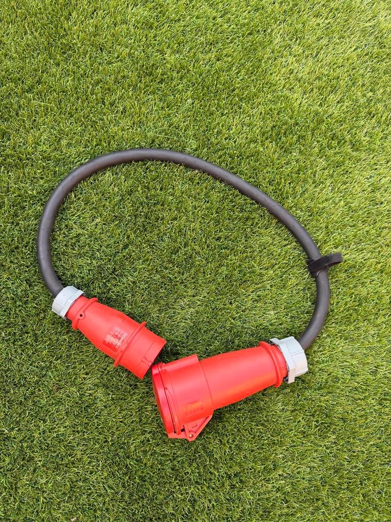 Mennenkens verloop 32a naar 16a, Ophalen, Gebruikt, Kabel of Snoer