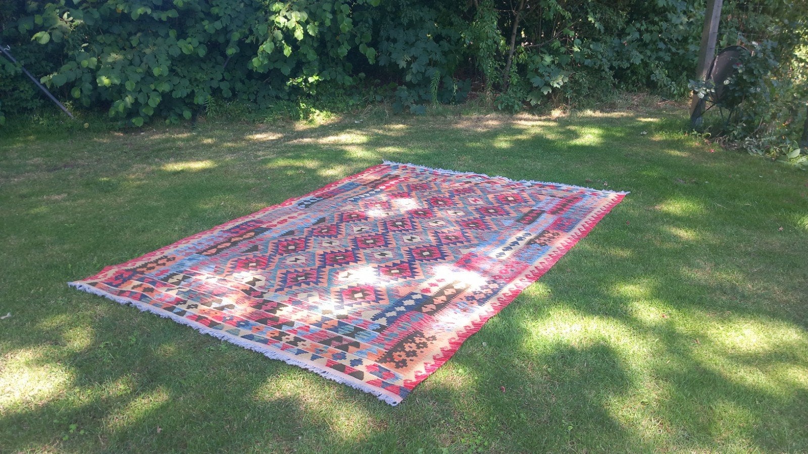 Prachtig wollen kleed 2x3 meter, Ophalen, 200 cm of meer, Zo goed als nieuw, 200 cm of meer