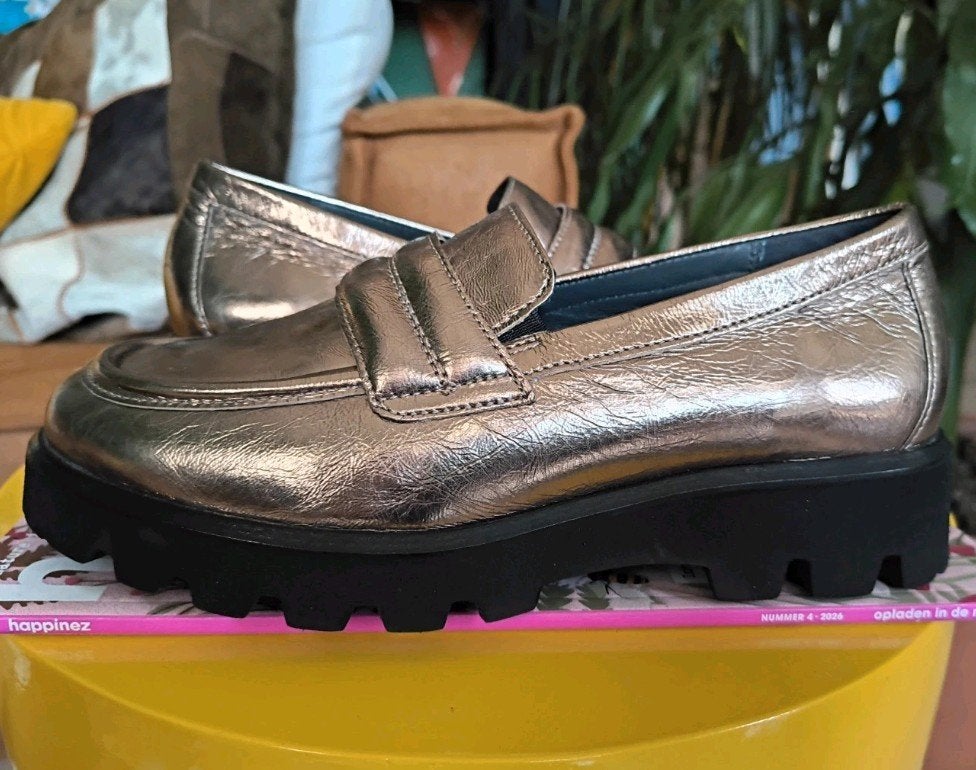 Sioux Meredira Instappers Dames - Brons maat 37,5, Kleding | Dames, Schoenen, Overige kleuren, Sioux, Instappers, Nieuw