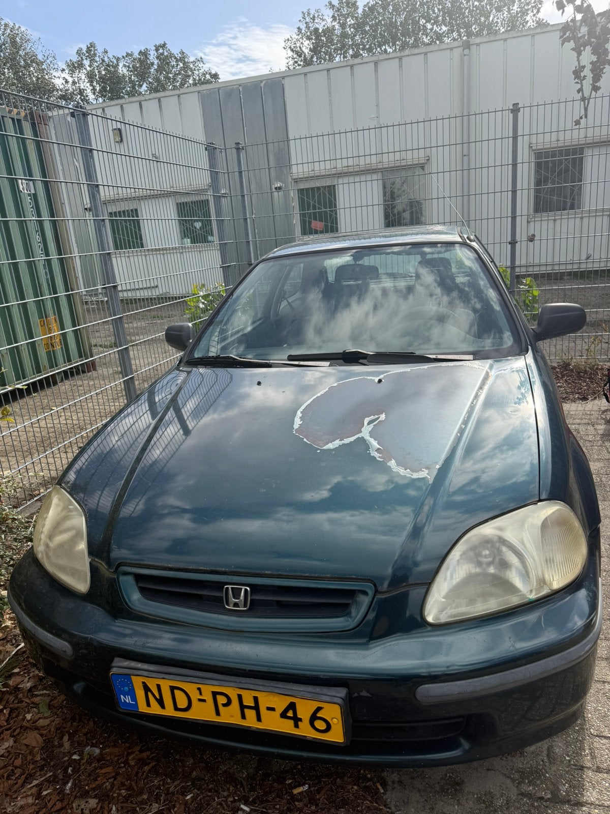 Honda Civic 1.5 I LS Vtec-e 1995 Groen, Auto's, Voorwielaandrijving, 1493 cc, 4 cilinders, Origineel Nederlands