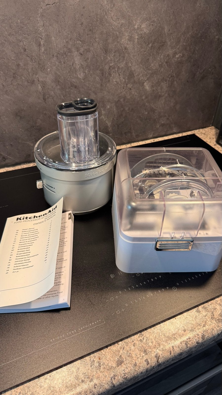 KitchenAid Foodprocessor 5KSM2FPA - Zo goed als nieuw, Ophalen of Verzenden, Zo goed als nieuw
