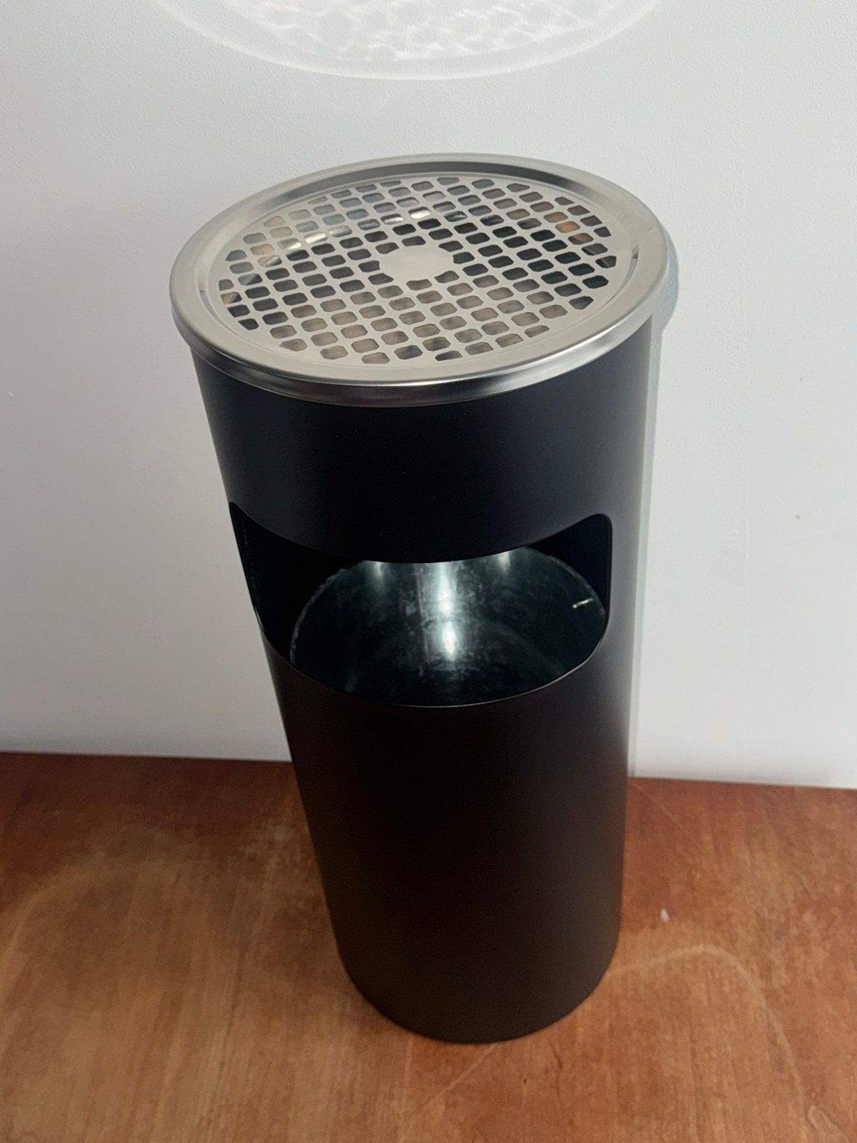 Horeca afvalbak+asbak | staal | zwart | 12,5L |, 40 liter of meer, Ophalen of Verzenden, Nieuw